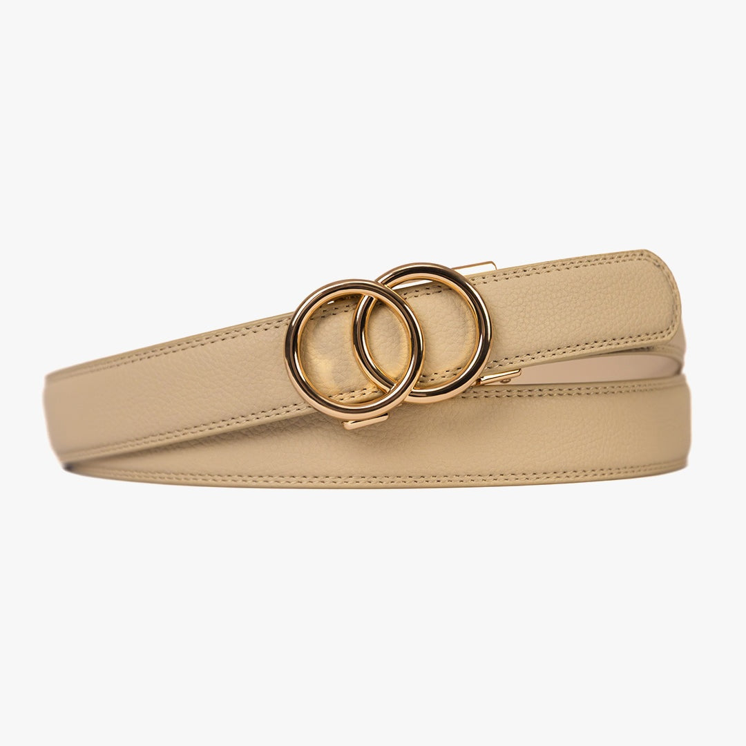 Cinturón Cordano Modern — Beige (Vegano)