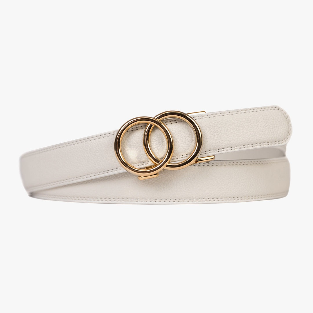 Cinturón Cordano Modern — Blanco (Vegano)