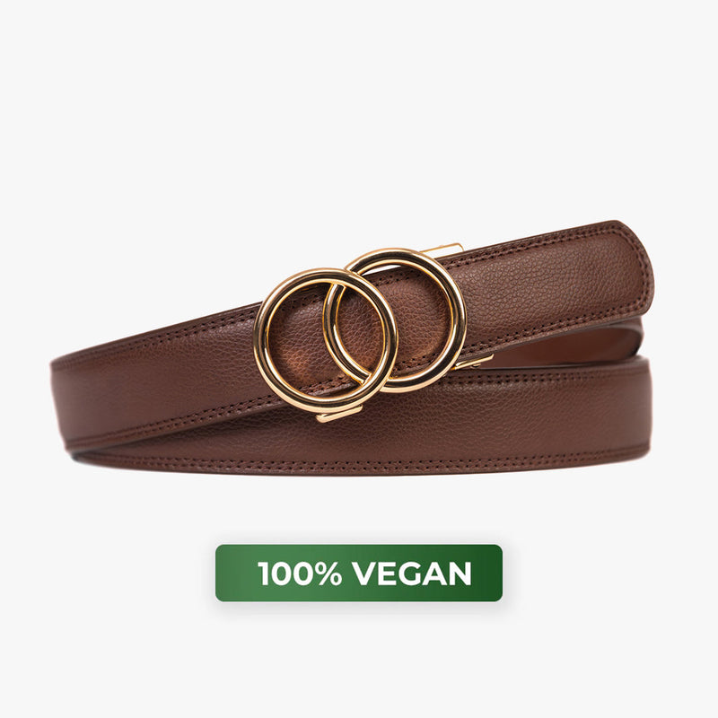 Cinturón Cordano Modern — Marrón (Vegano)