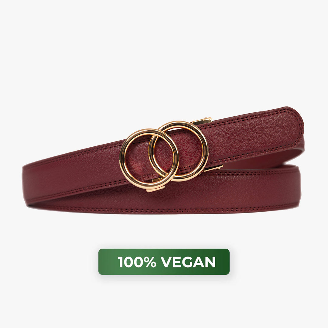 Cinturón Cordano Modern — Burdeos (Vegano)