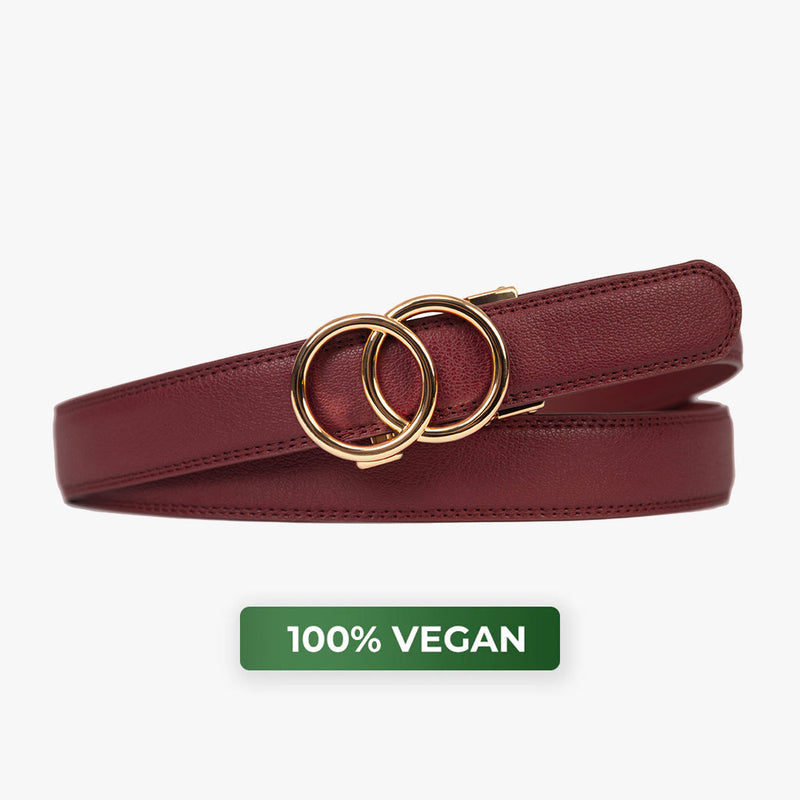 Cinturón Cordano Modern — Burdeos (Vegano)