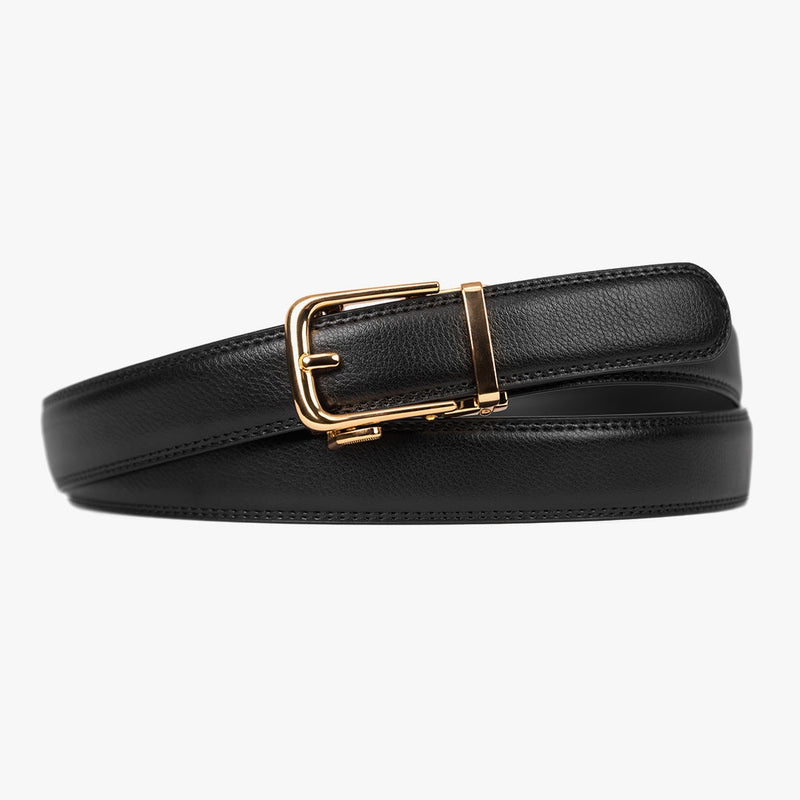 Cinturón Cordano Classic — Negro (Vegano)