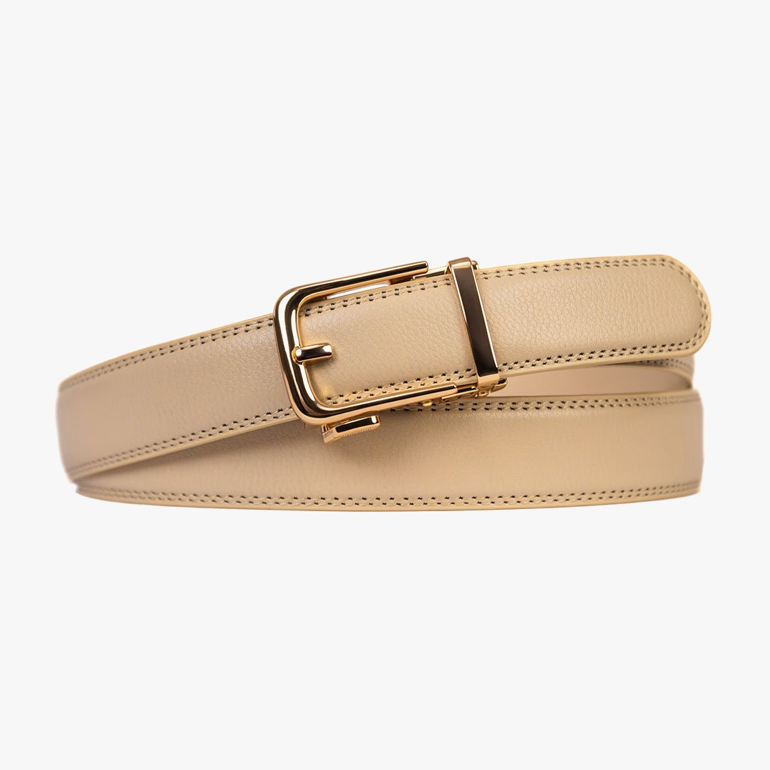 Cinturón Cordano Classic — Beige (Vegano)