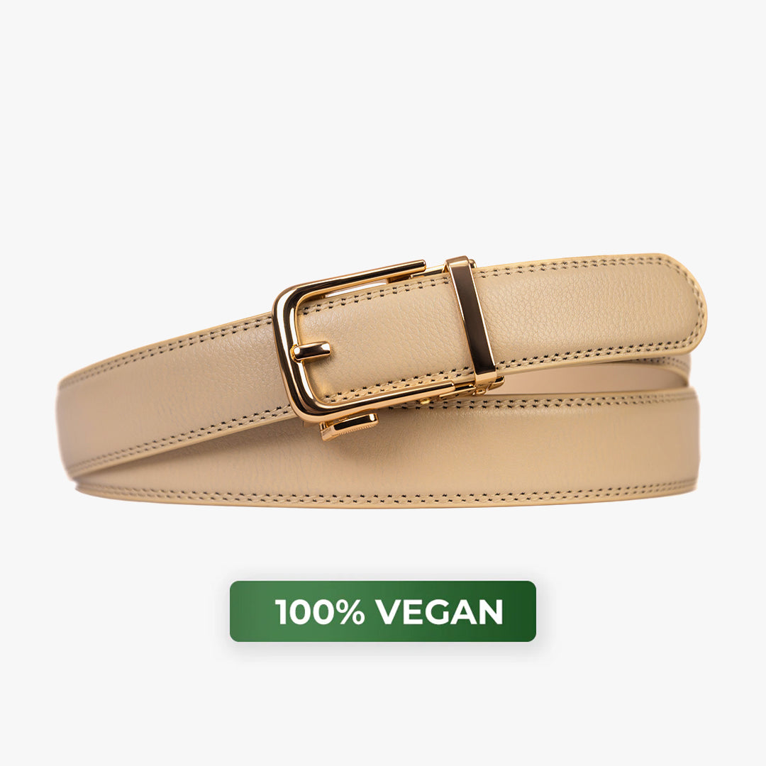 Cinturón Cordano Classic — Beige (Vegano)