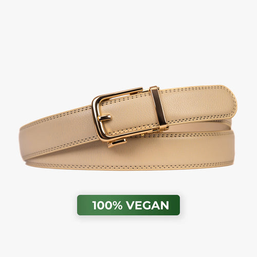 Cinturón Cordano Classic — Beige (Vegano)
