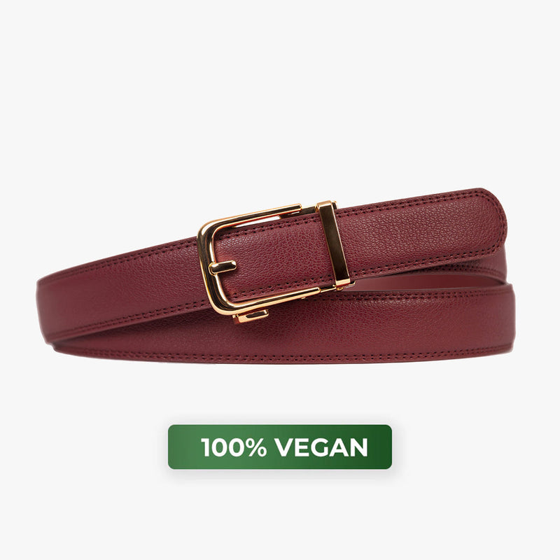 Cinturón Cordano Classic — Burdeos (Vegano)