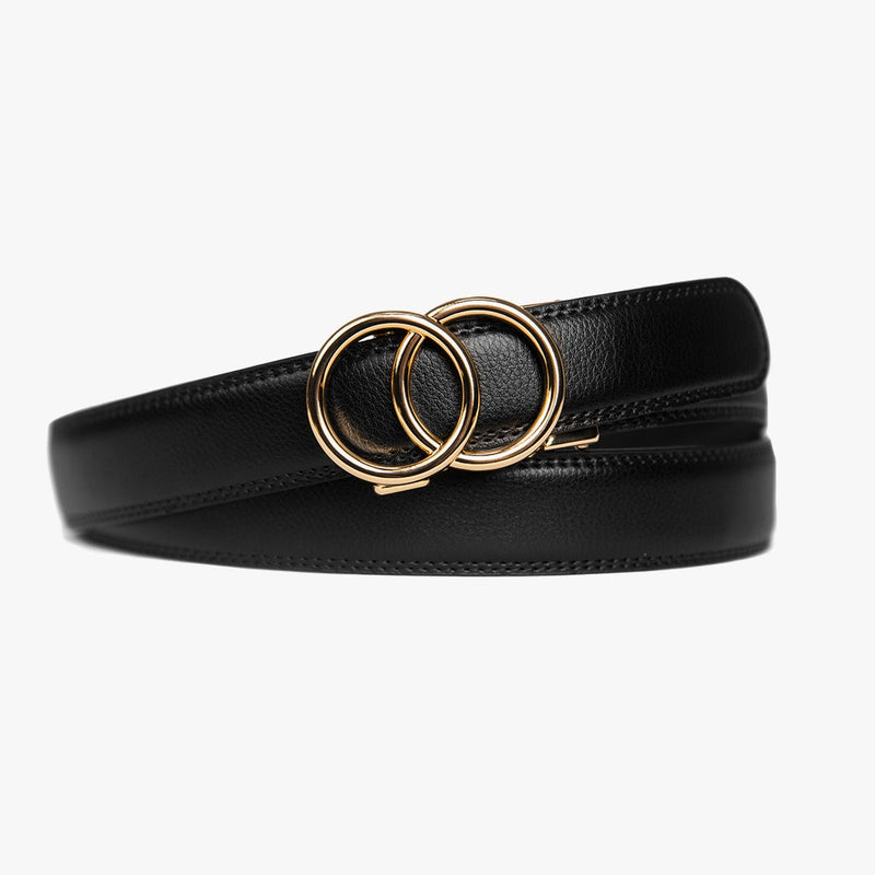 Cinturón Cordano Modern — Negro (Vegano)